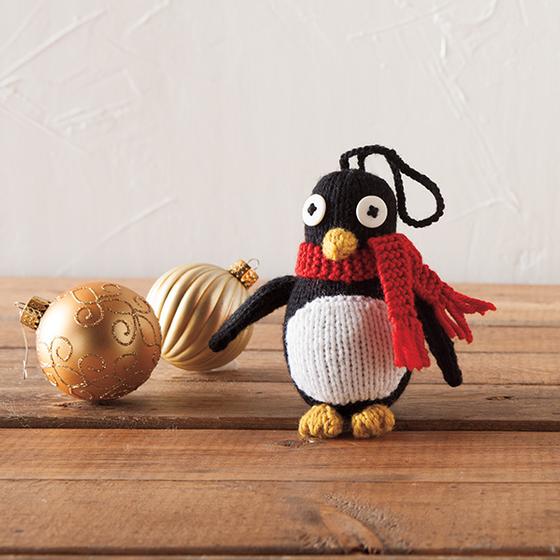 Free knitting pattern - Penguin Ornament - The Knit Picks Staff