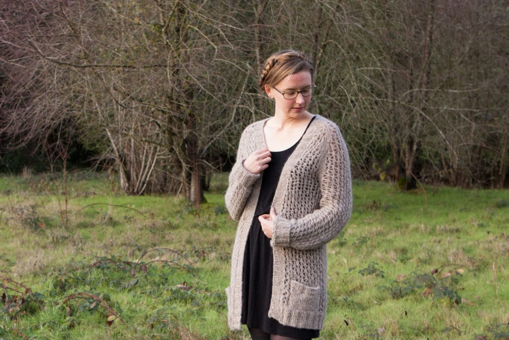 Patterns for Alpaca Yarn - Pontos Wonderfluff Cardigan - KnitPicks.com