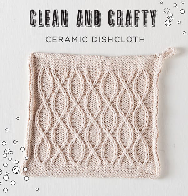 Free Dishcloth Pattern - Ceramic Dishcloth from knitpicks.com