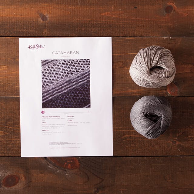 Catamaran Shawl Kit from KnitPicks.com