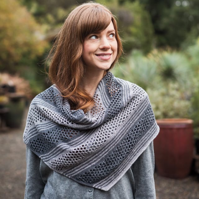 The Catamaran Shawl Kit from KnitPicks.com