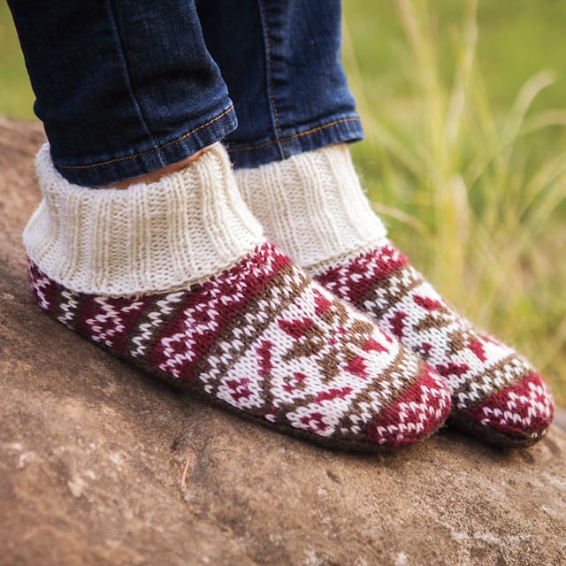 Frost Slipper KIt from KnitPicks.com