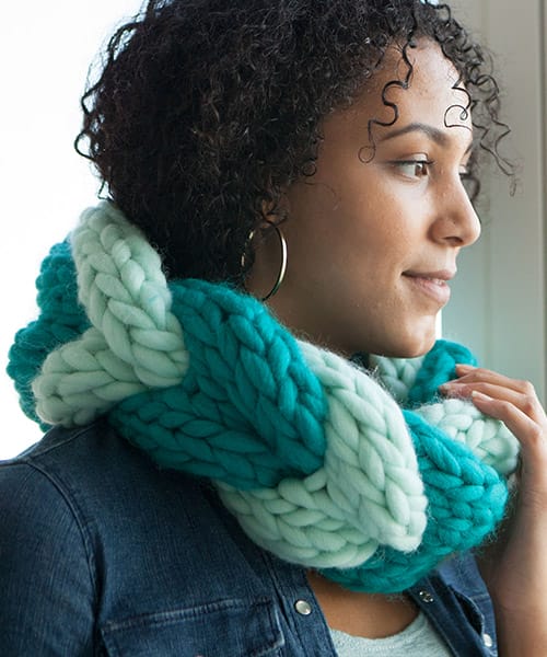 Super Tuff Puff Cowl from knitpicks.com