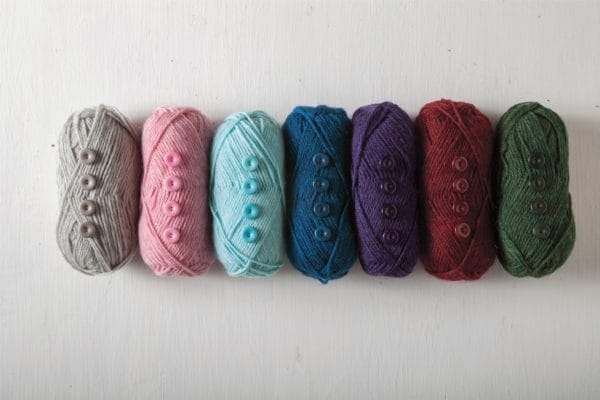 Dyed to match buttons www.knitpicks.com