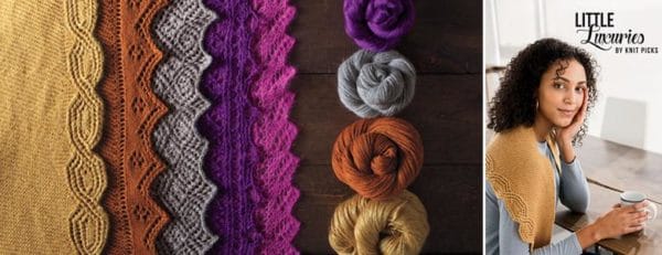 New at Knit Picks: Little Luxuries pattern collection. www.knitpicks.com