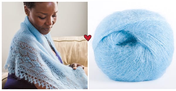 Cygnus Shawl Knitting Pattern from KnitPicks.com