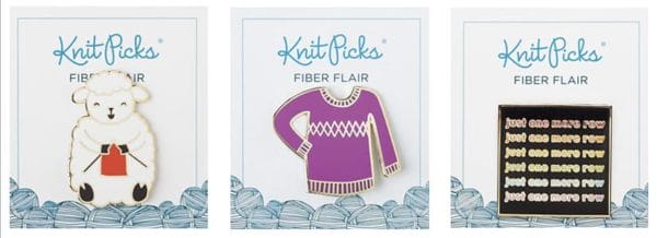 New at Knit Picks: Enamel Pins www.knitpicks.com