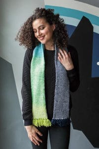 Introducing Stroll Gradient - Stacked Chevrons Scarf