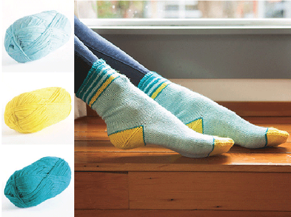 Puddle Jumper Socks from knitpicks.com