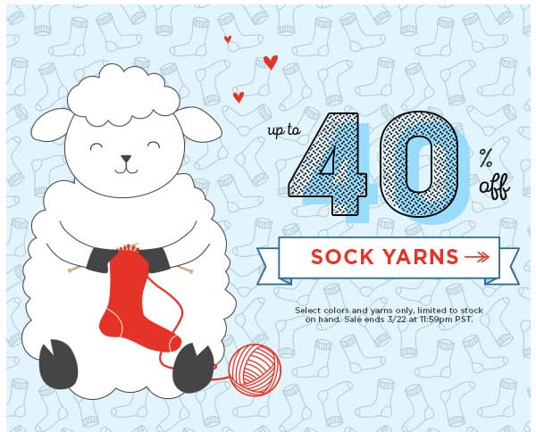 Sock Yarn Sale at knitpicks.com