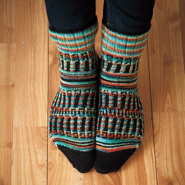 Tree of Life Socks by Kate Lonsdale from Artful Arches by Knit Picks