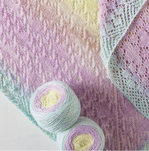 Pastel ombre yarn from KnitPicks.com