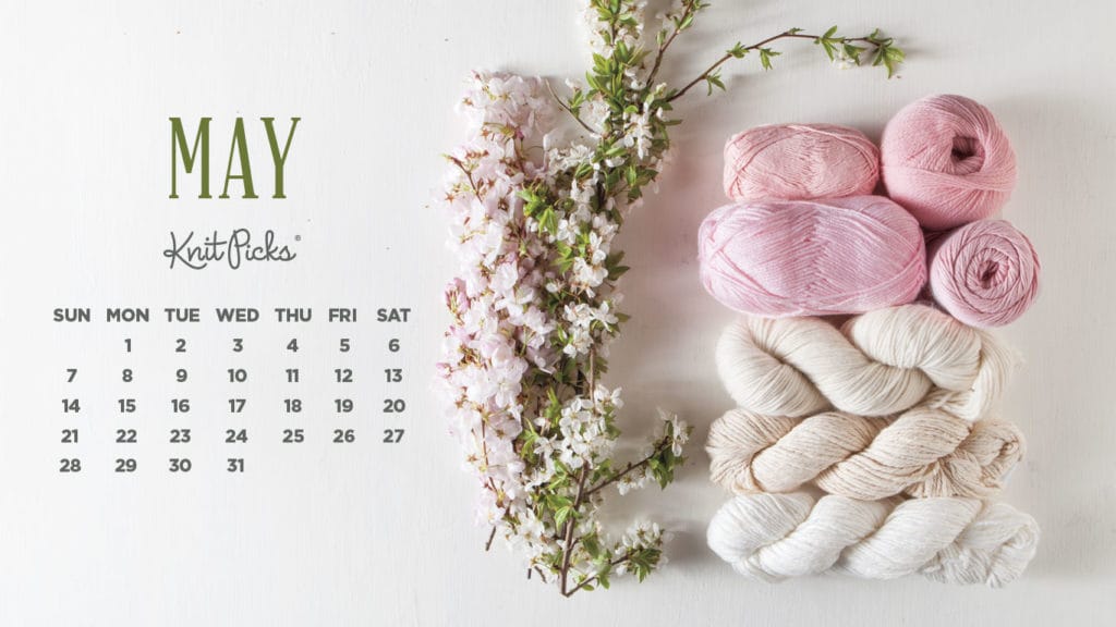 Free Downloadable May Calendar - The Knit Picks Staff Knitting Blog