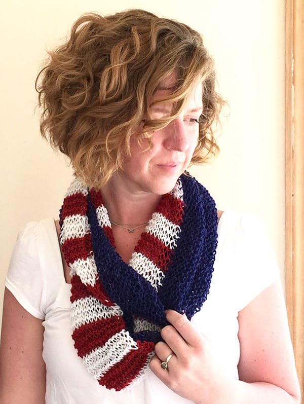 Freedom Cowl by Alyssa Copp from knitpicks.com