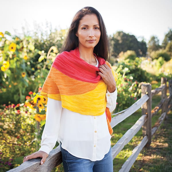 Helianthus Shawl by Mone Dräger from knitpicks.com