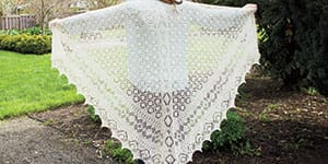 Knit Picks Podcast Episode 257 Luxurious Lace - Diamonds of Eos Shawl