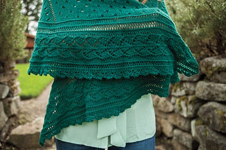 Knit Picks Collection Luxurious Lace - Leaf Out Shawl