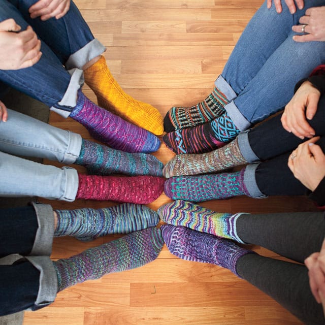 Artful Arches Sock Pattern Collection from KnitPicks.com