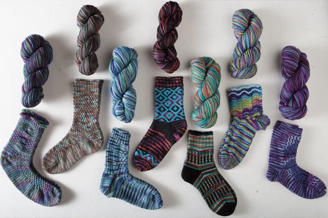 Artful Arches Sock Pattern Collection from KnitPicks.com