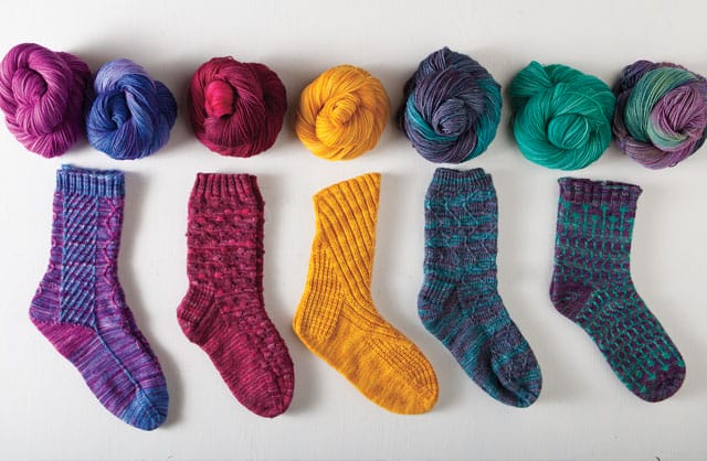 Artful Arches Sock Pattern Collection from KnitPicks.com