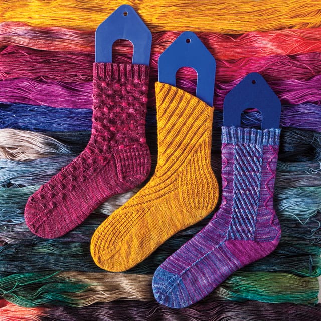 Artful Arches Sock Pattern Collection from KnitPicks.com