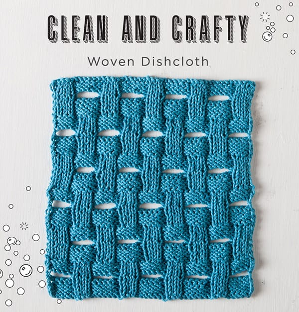 Free Woven Dishcloth Pattern by Faith Schmidt from knitpicks.com