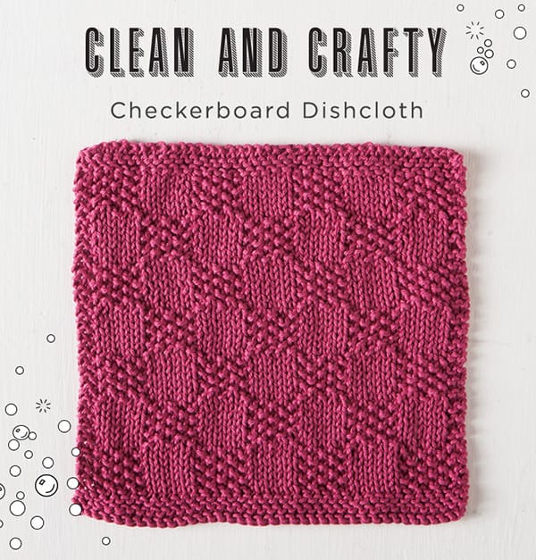 Free Checkerboard Dishcloth Pattern from Knit Picks