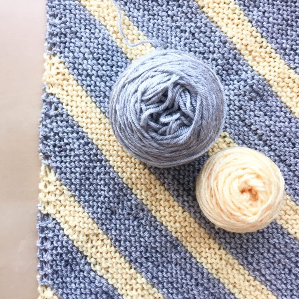 Free Easy Stripes Blanket knit pattern from Knit Picks