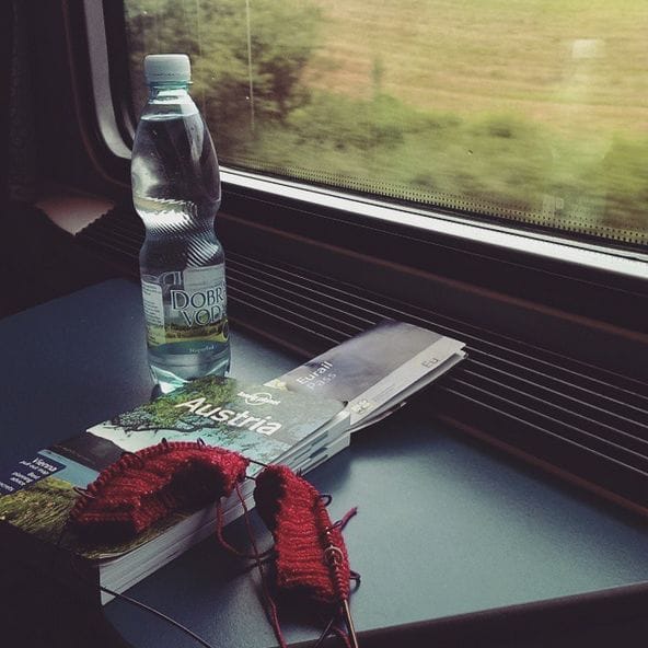 crafting on the go with Knit Picks