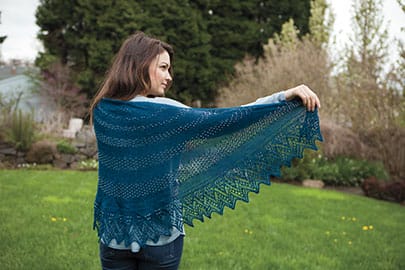 Knitting Geekery - Lace Traditions, Geraldine Shawl Pattern