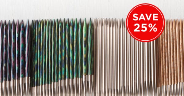 Interchangeable needle sets 25% off at knitpicks.com