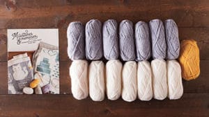 Knit Picks Podcast: Milestones & Memories - Baby Blanket intarsia keepsake knitting pattern kit
