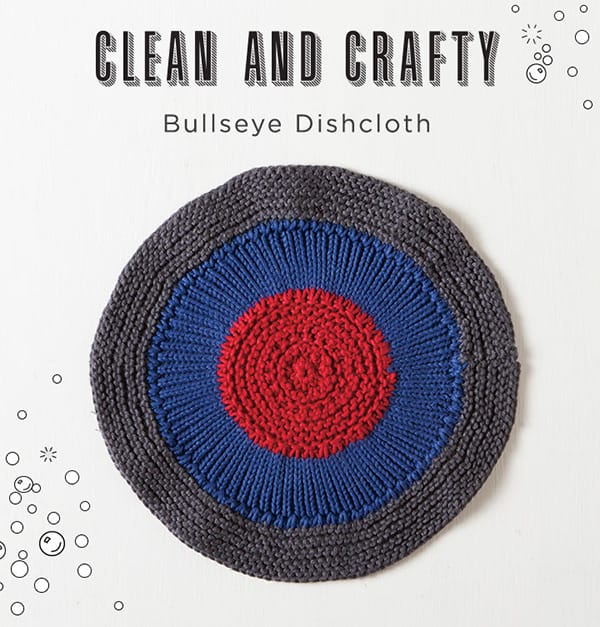 Free Bullseye Dishcloth Pattern from Knit Picks