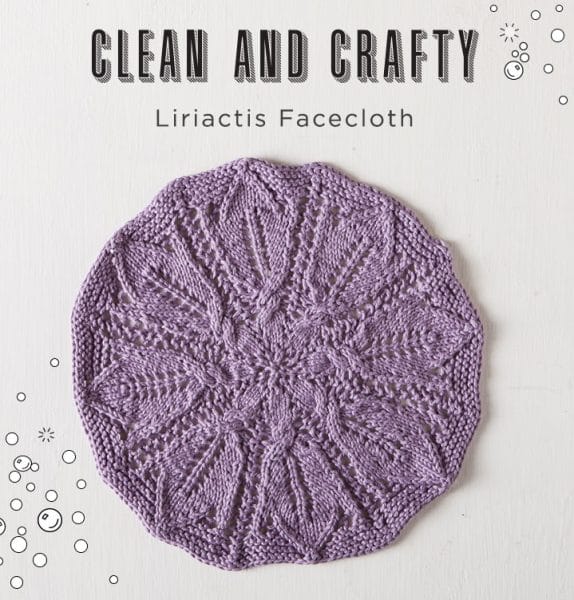 Free Liriactis Facecloth pattern from KnitPicks.com
