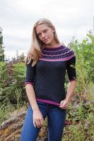 Knit Picks Podcast, Episode 263: Captivating Colorwork Collections - Lewisburg Pullover Fair Isle colorwork yoke sweater knitting pattern