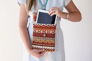 Knit Picks Podcast, Episode 263: Captivating Colorwork Collections - Fireside Tablet Cover, Fair Isle colorwork ipad kindle tablet device knitting pattern