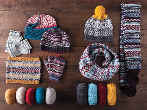 Colorwork accessories from knitpicks.com