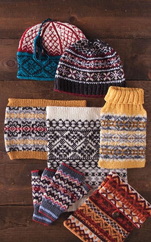 Knit Picks Podcast, Episode 263: Captivating Colorwork Collections - Strands of Color, Knit Picks Exclusive small colorwork accessories knitting pattern collection book