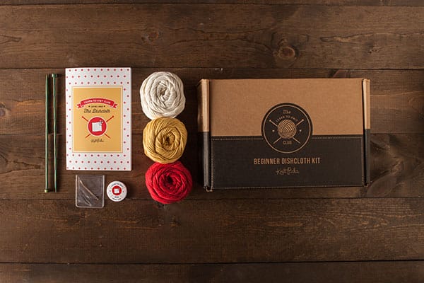 Knit Picks Podcast, Episode 264: Gifted Knits - Learn to Knit Club, Level 1: Dishcloths, with detailed photography tutorial booklet