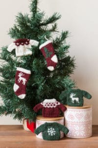 Sweater and Stocking Ornaments, Merry Knitmas, Knit Picks