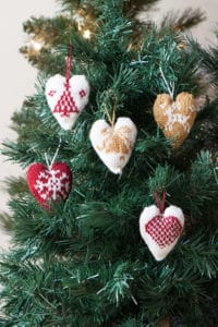 Tiny Hearts Knitting Pattern, Merry Knitmas, Knit Picks