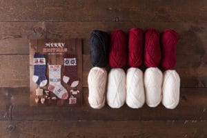 Santa Pillow Knitting Kit, Merry Knitmas, Knit Picks