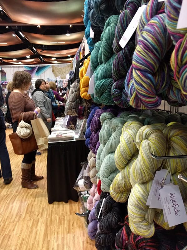 Vogue Knitting Live in Seattle - Knit Picks Booth