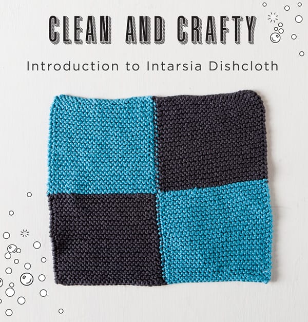 Free Introduction To Intarsia Dishcloth from Knit Picks