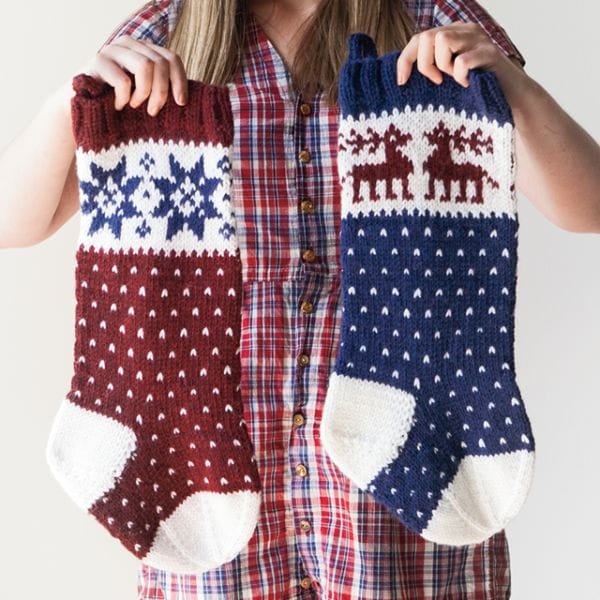 Holiday Stockings from Knit Picks