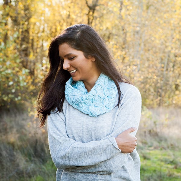 Free Sugar Twist Cowl pattern from Knit Picks