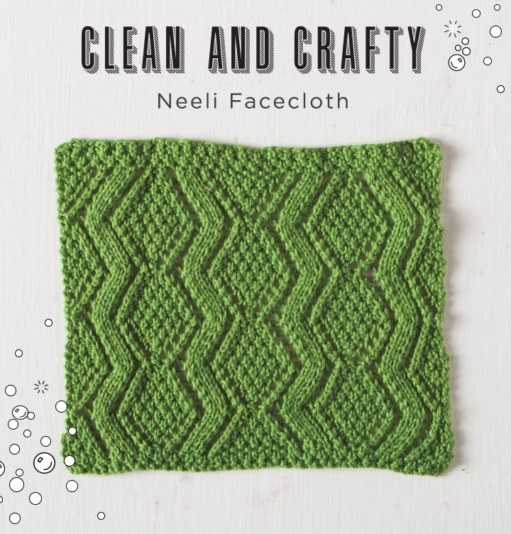 Free Facecloth Pattern - Neeli Facecloth from knitpicks.com