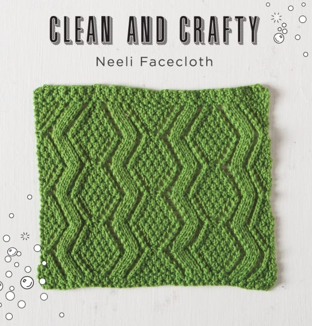 Free Facecloth Pattern - Neeli Facecloth from knitpicks.com