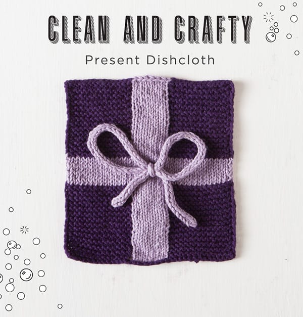 Free Present Dishcloth from Knit Picks
