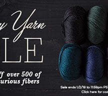 Luxury Yarn Sale banner image